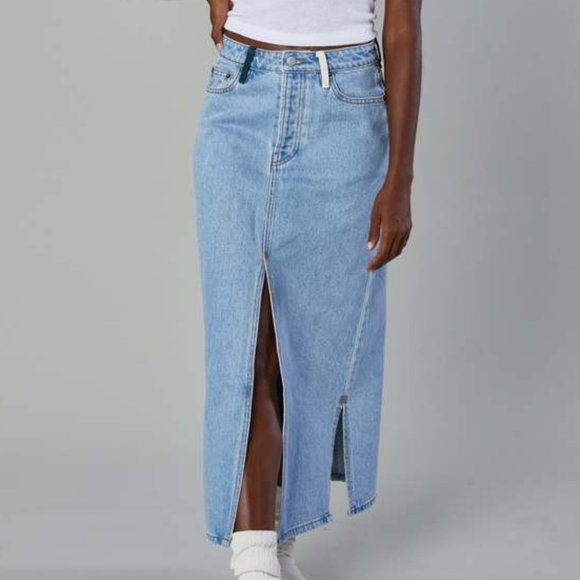 Still Here New York Women's Pine Panama Jean Skirt - FCM24 - Picture 2 of 4